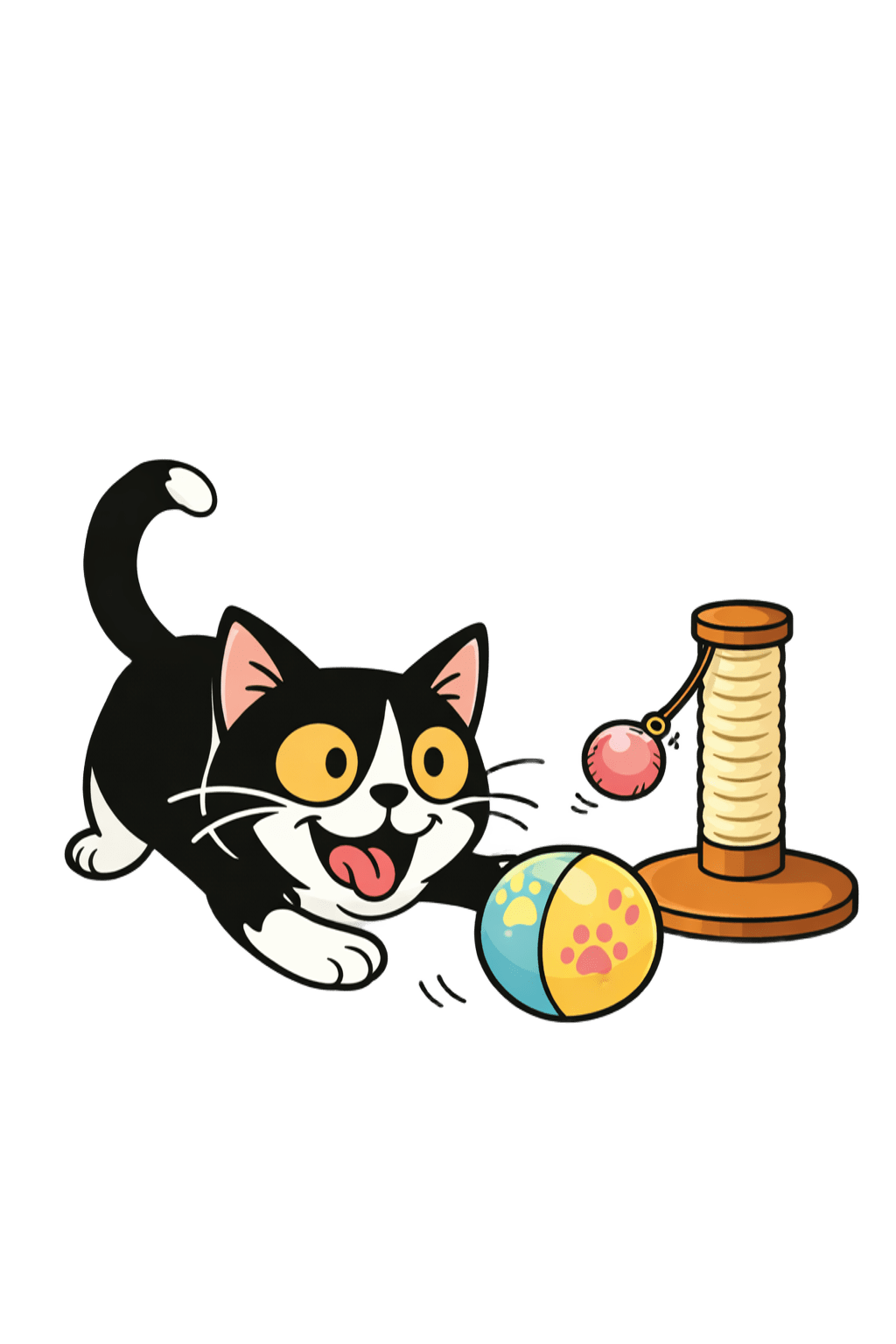 Ilustração de brinquedos e mimos