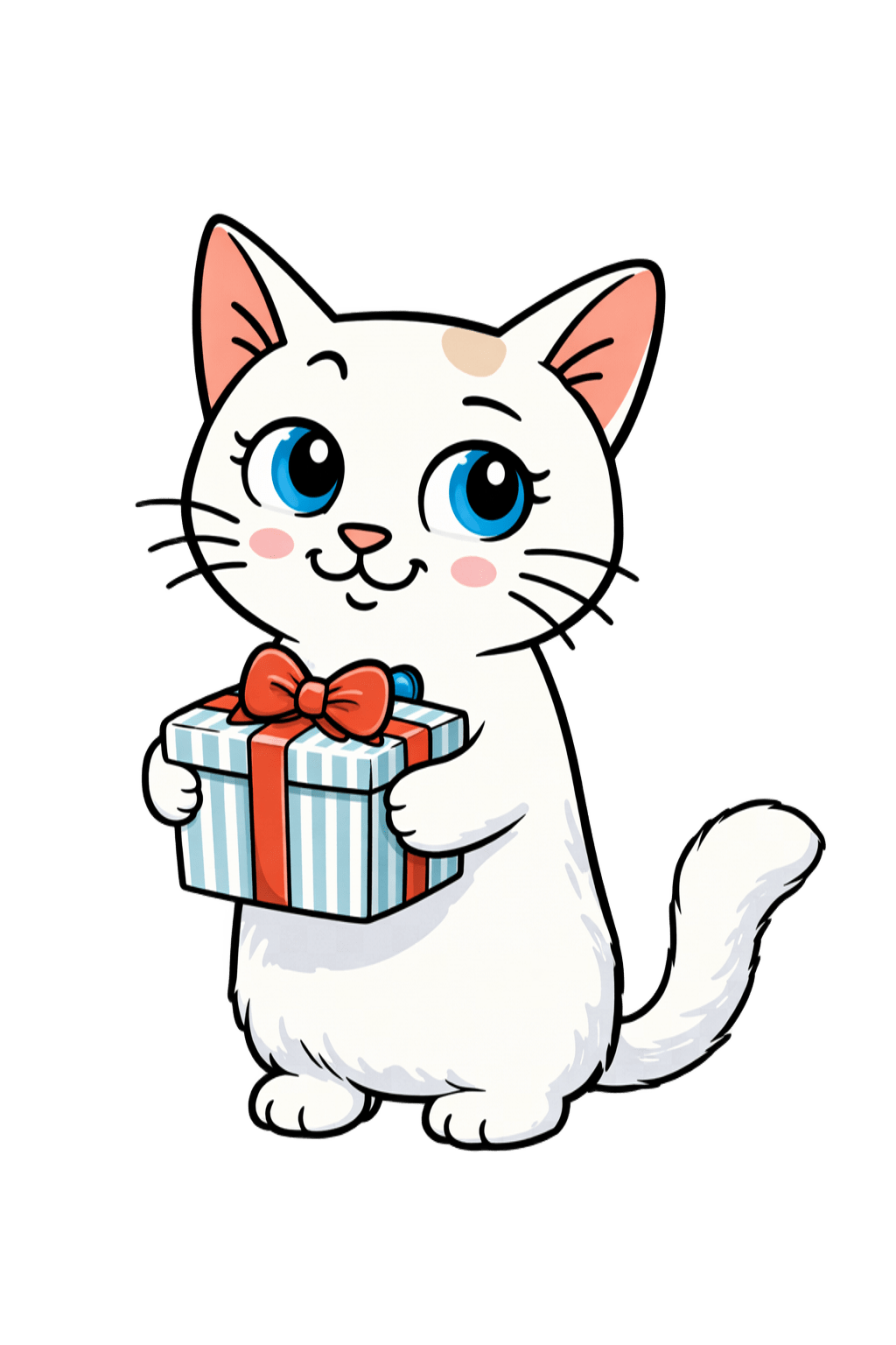 Ilustração de presente personalizado